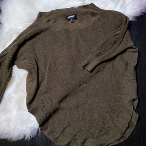 Express Dolman Split Side Sweater